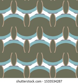 Geometric ornamental vector pattern. Seamless design texture.