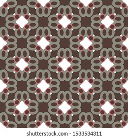 Geometric ornamental vector pattern. Seamless design texture.