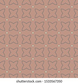 Geometric ornamental vector pattern. Seamless design texture.