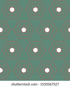 Geometric ornamental vector pattern. Seamless design texture.