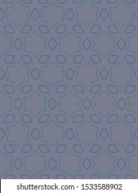 Geometric ornamental vector pattern. Seamless design texture.