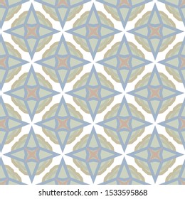 Geometric ornamental vector pattern. Seamless design texture.