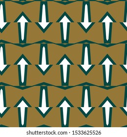 Geometric ornamental vector pattern. Seamless design texture.