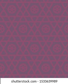 Geometric ornamental vector pattern. Seamless design texture.