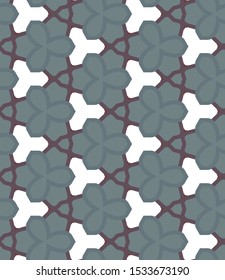 Geometric ornamental vector pattern. Seamless design texture.