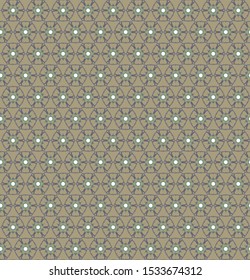 Geometric ornamental vector pattern. Seamless design texture.