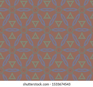 Geometric ornamental vector pattern. Seamless design texture.
