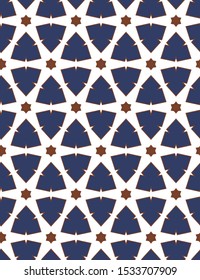 Geometric ornamental vector pattern. Seamless design texture.