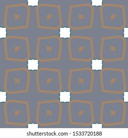 Geometric ornamental vector pattern. Seamless design texture.