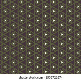 Geometric ornamental vector pattern. Seamless design texture.