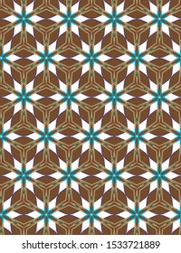 Geometric ornamental vector pattern. Seamless design texture.