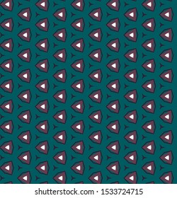 Geometric ornamental vector pattern. Seamless design texture.