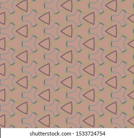 Geometric ornamental vector pattern. Seamless design texture.
