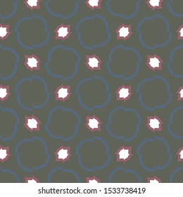Geometric ornamental vector pattern. Seamless design texture.