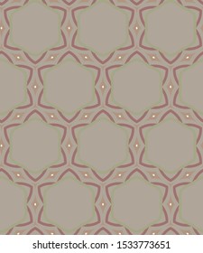 Geometric ornamental vector pattern. Seamless design texture.