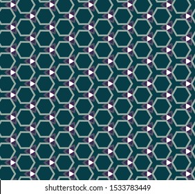 Geometric ornamental vector pattern. Seamless design texture.