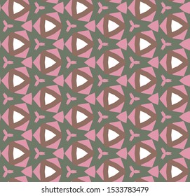 Geometric ornamental vector pattern. Seamless design texture.