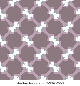 Geometric ornamental vector pattern. Seamless design texture.