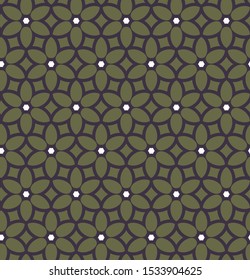 Geometric ornamental vector pattern. Seamless design texture.