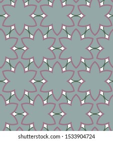 Geometric ornamental vector pattern. Seamless design texture.