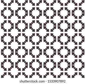 Geometric ornamental vector pattern. Seamless design texture.