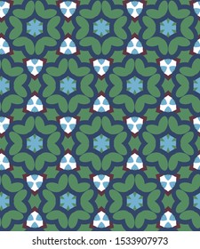 Geometric ornamental vector pattern. Seamless design texture.