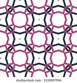 Geometric ornamental vector pattern. Seamless design texture.