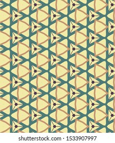 Geometric ornamental vector pattern. Seamless design texture.