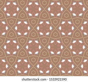 Geometric ornamental vector pattern. Seamless design texture.