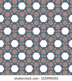 Geometric ornamental vector pattern. Seamless design texture.