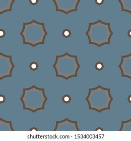 Geometric ornamental vector pattern. Seamless design texture.