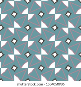 Geometric ornamental vector pattern. Seamless design texture.