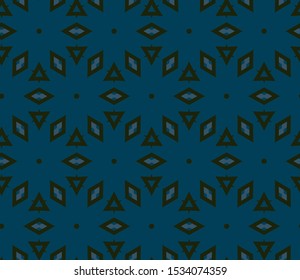 Geometric ornamental vector pattern. Seamless design texture.