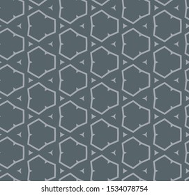 Geometric ornamental vector pattern. Seamless design texture.