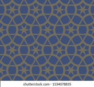 Geometric ornamental vector pattern. Seamless design texture.