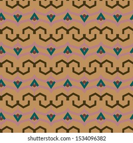 Geometric ornamental vector pattern. Seamless design texture.