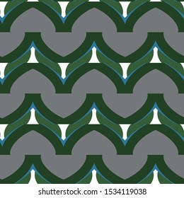 Geometric ornamental vector pattern. Seamless design texture.