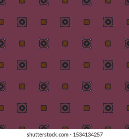 Geometric ornamental vector pattern. Seamless design texture.