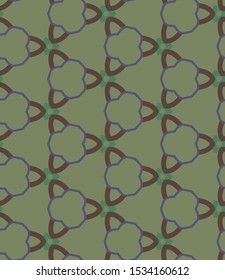 Geometric ornamental vector pattern. Seamless design texture.
