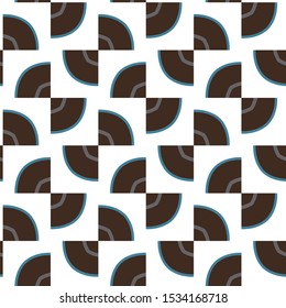 Geometric ornamental vector pattern. Seamless design texture.