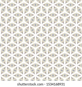 Geometric ornamental vector pattern. Seamless design texture.