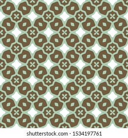 Geometric ornamental vector pattern. Seamless design texture.