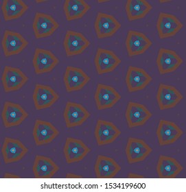 Geometric ornamental vector pattern. Seamless design texture.