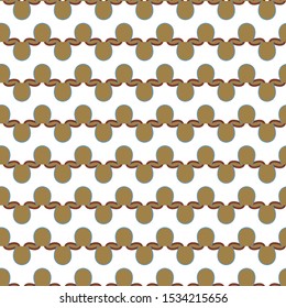 Geometric ornamental vector pattern. Seamless design texture.