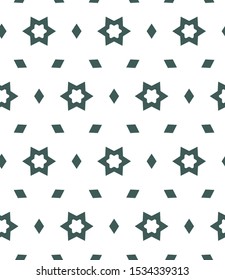 Geometric ornamental vector pattern. Seamless design texture.