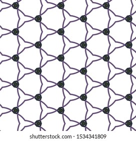 Geometric ornamental vector pattern. Seamless design texture.