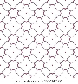 Geometric ornamental vector pattern. Seamless design texture.