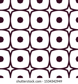 Geometric ornamental vector pattern. Seamless design texture.