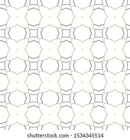 Geometric ornamental vector pattern. Seamless design texture.