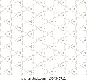 Geometric ornamental vector pattern. Seamless design texture.